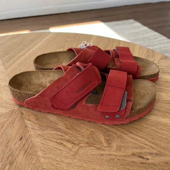 BIRKENSTOCK Uji Nubuck-Suede Leather - Sienna Red - Picture 6 of 10